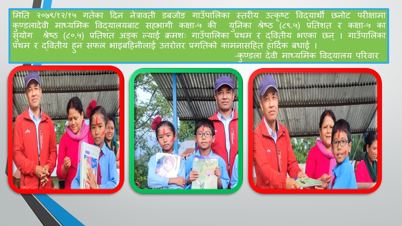 Primary Top Students